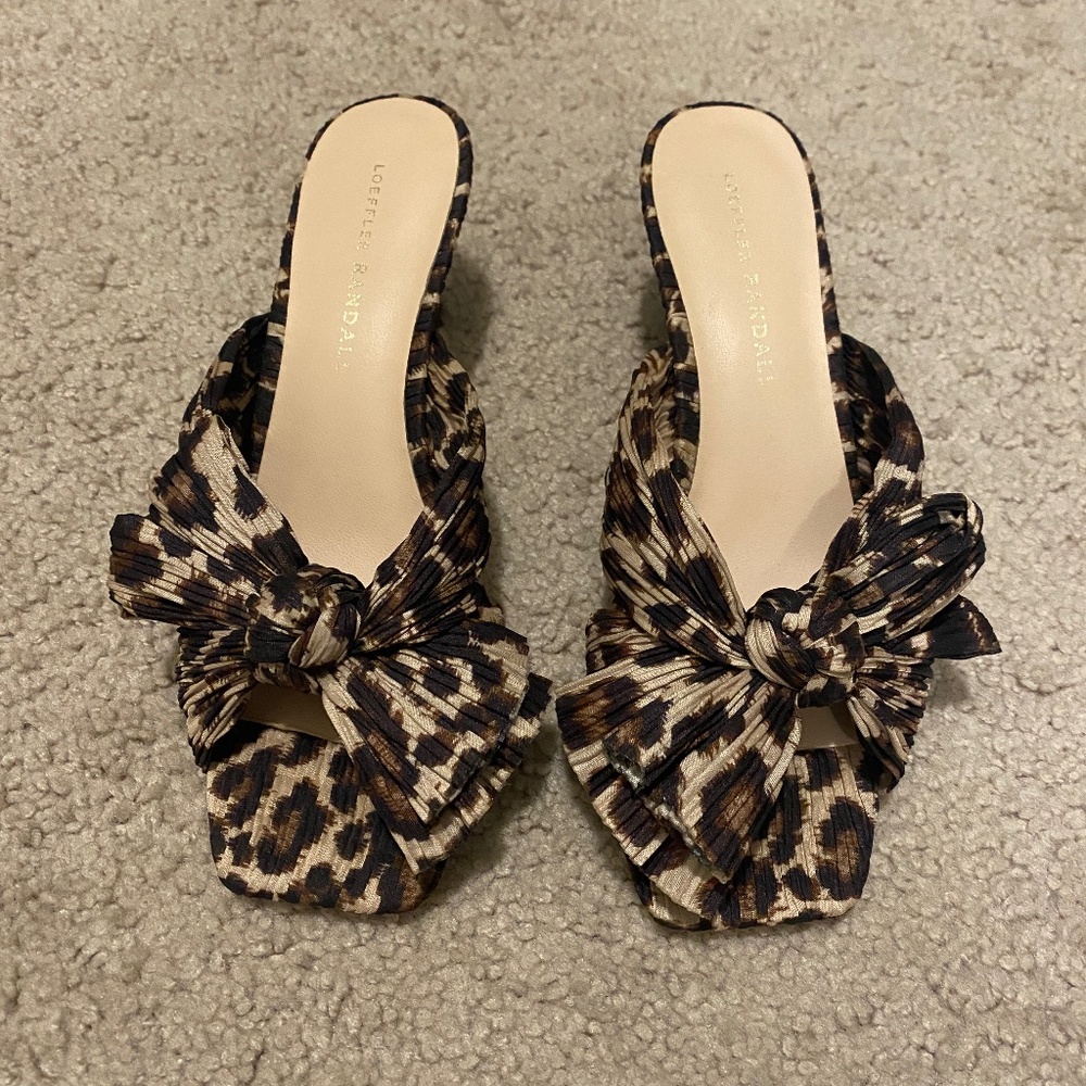 Loeffler Randall Cheetah Sandals